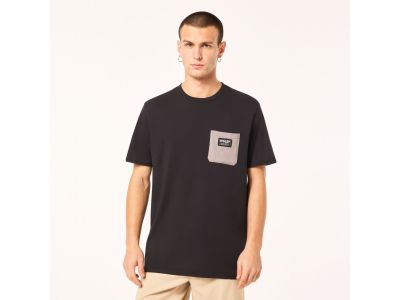 Oakley CLASSIC B1B POCKET TEE tričko, blackout/uniform grey