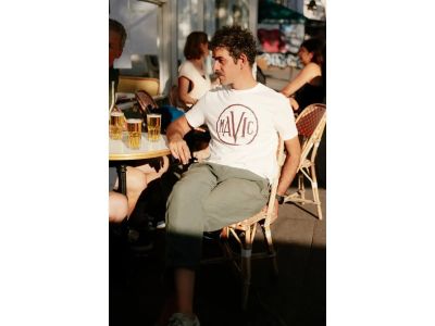 Mavic Heritage Logo men&#39;s t-shirt short sleeve Off White