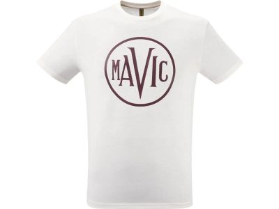 Tricou barbatesc Mavic Heritage Logo cu maneca scurta Off White