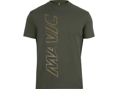 T-shirt Mavic Corporate Vertical, zieleń wojskowa