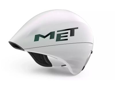 MET DRONE WIDE BODY helmet, white iridescent