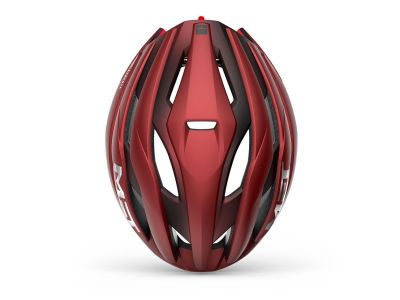 Kask MET TRENTA MIPS, czerwona dalia