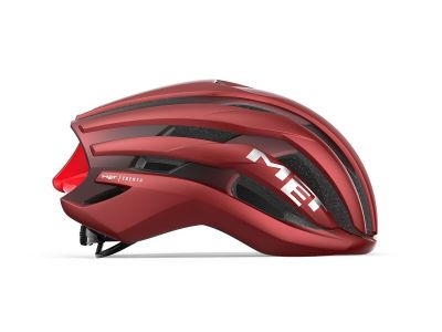 Kask MET TRENTA MIPS, czerwona dalia