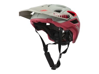 O&#39;NEAL PIKE SOLID Helm, grau/rot