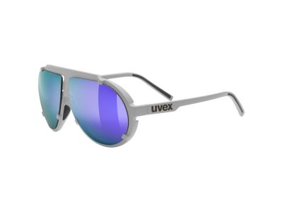uvex Esntl pina glasses, gray matt/mirror purple
