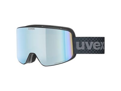 uvex Pyrit fm glasses, black matt dl/saphire