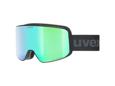 uvex Pyrit pro fm okuliare, black matt dl/green