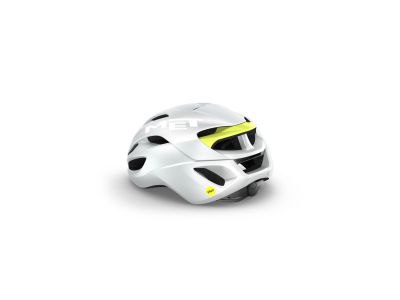 MET RIVALE MIPS helmet, undyed white lime