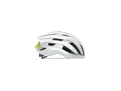 Kask MET TRENTA MIPS, niebarwiony, biało-lime żółty, limitowany