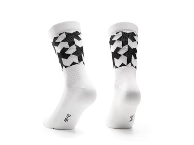 ASSOS Monogram EVO Socken, holy white