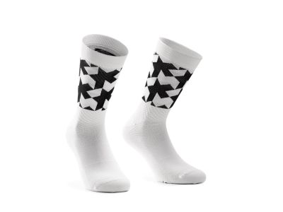 ASSOS Monogram EVO Socken, holy white
