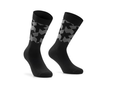 ASSOS Monogram EVO ponožky, čierna