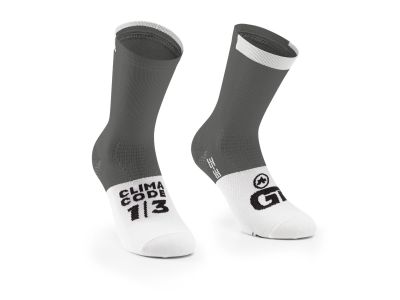 ASSOS GT C2 Socken, steingrau