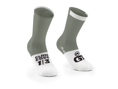 ASSOS GT C2 ponožky, titan green
