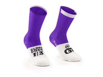 ASSOS GT C2 zokni, ultraviolet