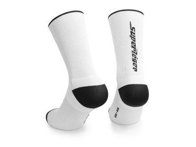 ASSOS RS SUPERLEGER S11 ponožky, white series