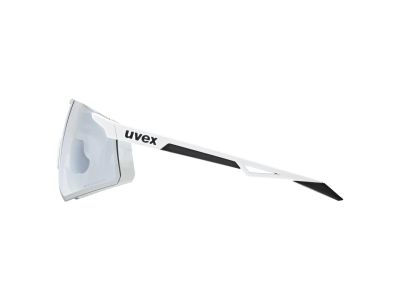 uvex Pace Perform S Variomatic glasses, white matt/LTM. silver