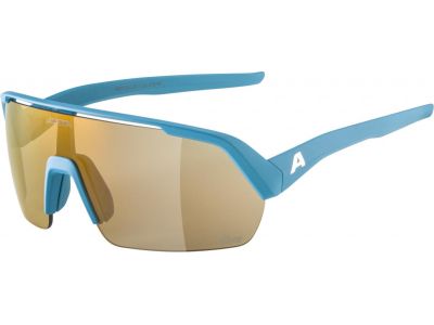 Okulary ALPINA TURBO HR Q-Lite, dymno-niebieskie