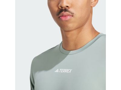 Koszulka adidas TERREX MULTI, srebrno-zielona