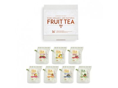 Ceai The Brew Company, 7x400 ml, colecție de ceai de fructe cu ceașcă de cultivator