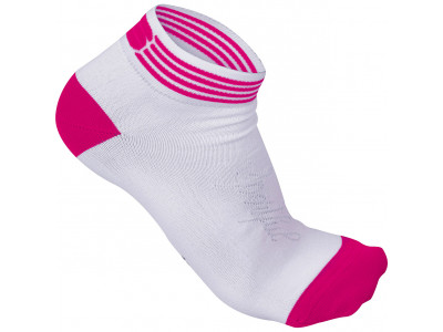 Sportful Show női zokni 3cm fehér/rózsaszín