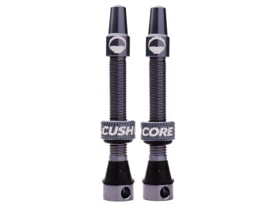 Cush Core tubeless valves, Presta valve 55 mm, titanium