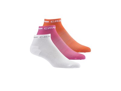 Craft CORE Dry Mid zokni, 3 db, rózsaszín