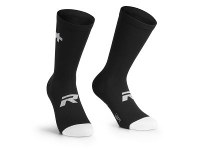 ASSOS R S9 Socken, Doppelpack, schwarze Serie