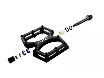 TATZE Contact CNC Junior platform pedals, black