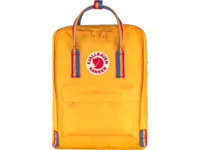 Fjällräven Kånken Rainbow backpack, 16 l, warm yellow/rainbow