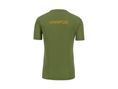 T-shirt z nadrukiem Karpos Loma, dżinsy zielony/błyszczący