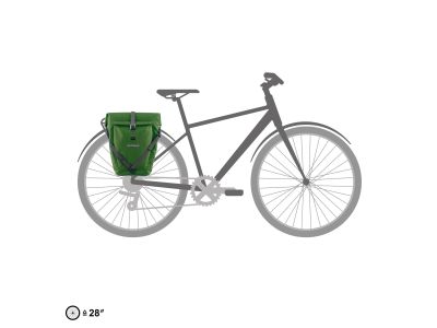Geanta de transport ORTLIEB Back-Roller Plus, 23 l, verde muschi