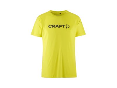 Craft CORE Essence Logo T-shirt, yellow