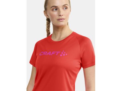 Craft CORE Essence Logo women&#39;s t-shirt, red