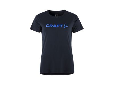 Damska koszulka t-shirt Craft CORE Essence Logo w kolorze niebieskim