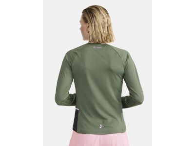 Craft PRO Trail Wind LS women&#39;s T-shirt, green