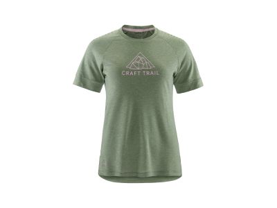 Craft ADV Trail Wool SS Damen-T-Shirt, grün