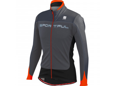 Sportful Flash SoftShell bunda antracit/černá/fire