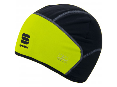 Sportful Windstopper Cap galben strălucitor/negru