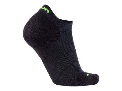 UYN CYCLING GHOST socks, Black/Yellow Fluo