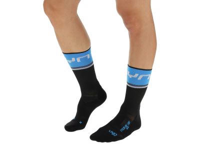 UYN CYCLING ONE LIGHT socks, Black/Cobalt Blue