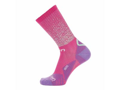 UYN CYCLING AERO dámske ponožky, ružová/fialová