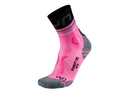 UYN RUNNER&amp;#39;S ONE SHORT women&amp;#39;s socks, Pink Fluo