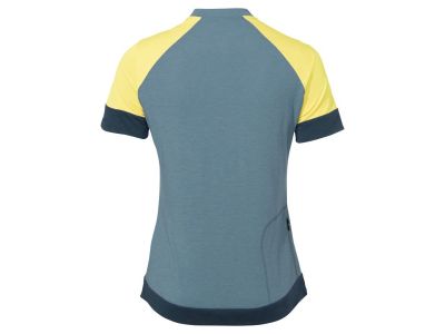 Damska koszulka rowerowa VAUDE Altissimo Q-Zip, w kolorze nordyckiego błękitu