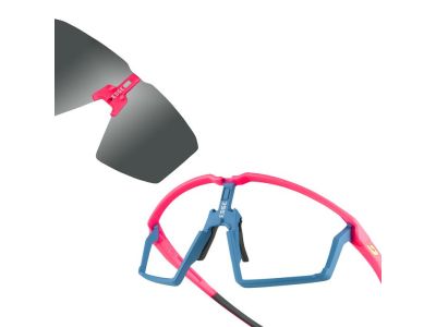 Julbo EDGE Spectron 3 CF + Spectron 0 brýle, růžová/modrá
