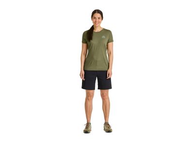 ORTOVOX 120 Cool Tec Mtn Stripe women's t-shirt, wild berry