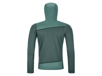 Hanorac ORTOVOX Fleece Light Hoody, gri arctic închis