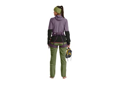 ORTOVOX Fleece Rib Hoody női pulóver, forest bogyó