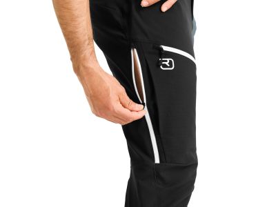 Pantaloni ORTOVOX Westalpen Softshell, corb negru