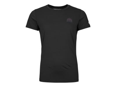 ORTOVOX 120 Cool Tec Mtn Stripe T-Shirt Damen T-Shirt, schwarzer Rabe
